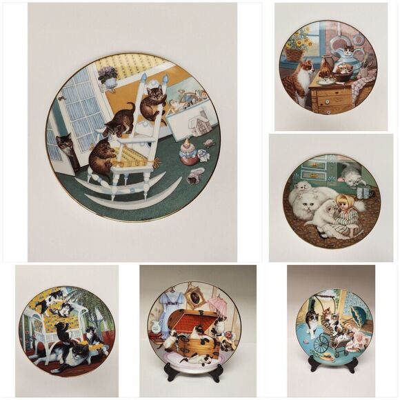 12 IRENE SPENCER 1989/Hamilton CAT Collection Country Plates - Picture 11 of 16
